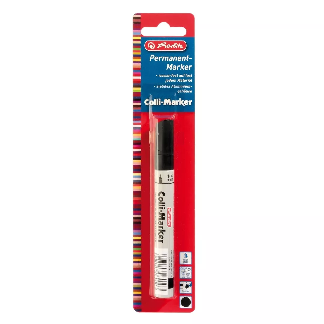 Herlitz 8665408 permanent marker Black 1