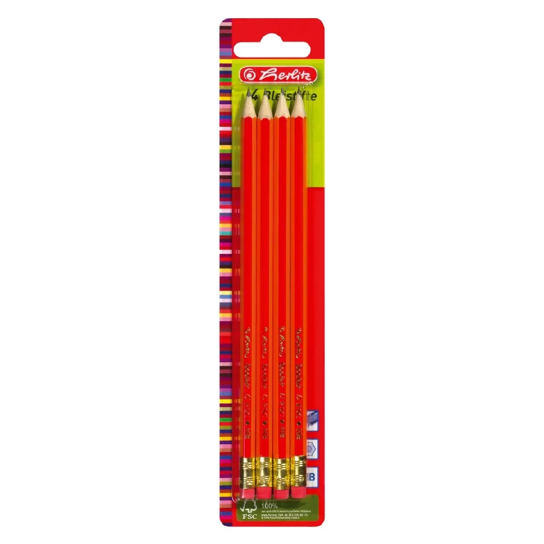 Herlitz 8670408 graphite pencil 4 pc(s)