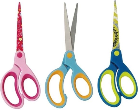 Herlitz blister pointed scissors 0010801728 4008110299532