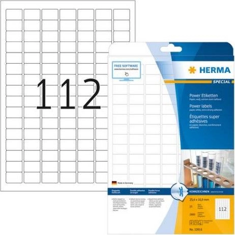 HERMA Labels A4 25 4x16 9