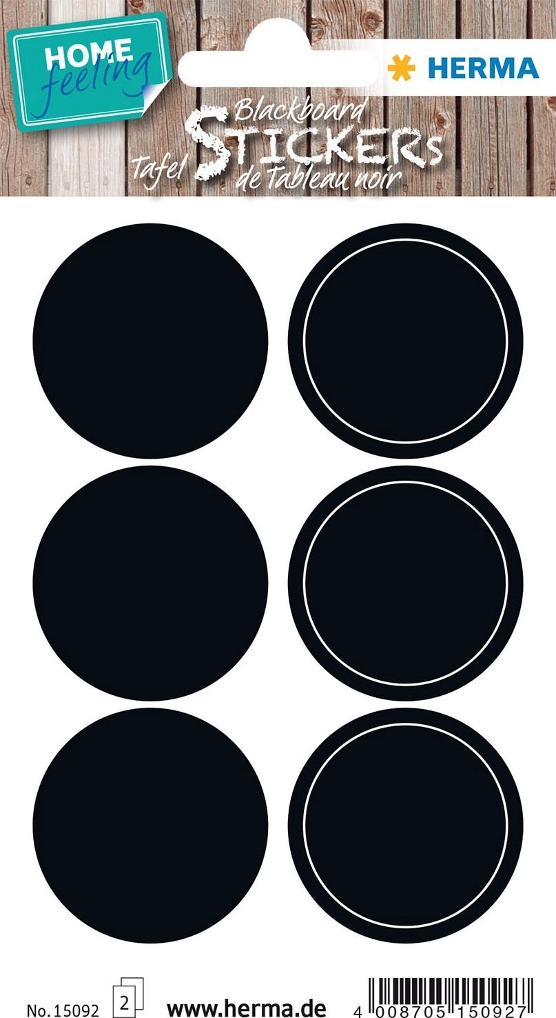 HERMA 15092 self-adhesive label Circle Permanent