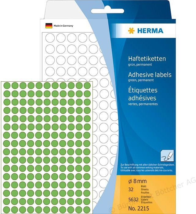 HERMA Multi-purpose labels/colour dots Ø 8