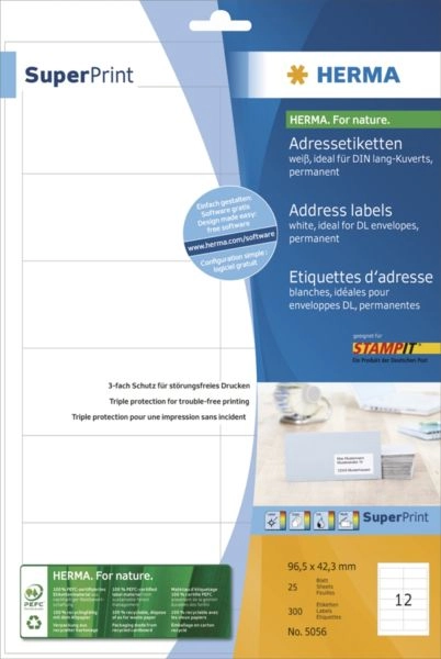 HERMA Labels Premium A4 97x42.3