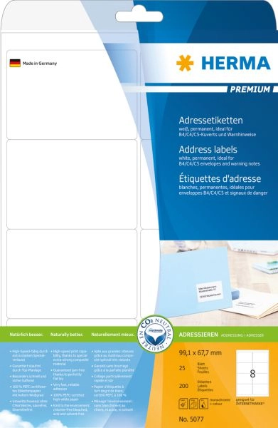 HERMA Address labels Premium A4 99