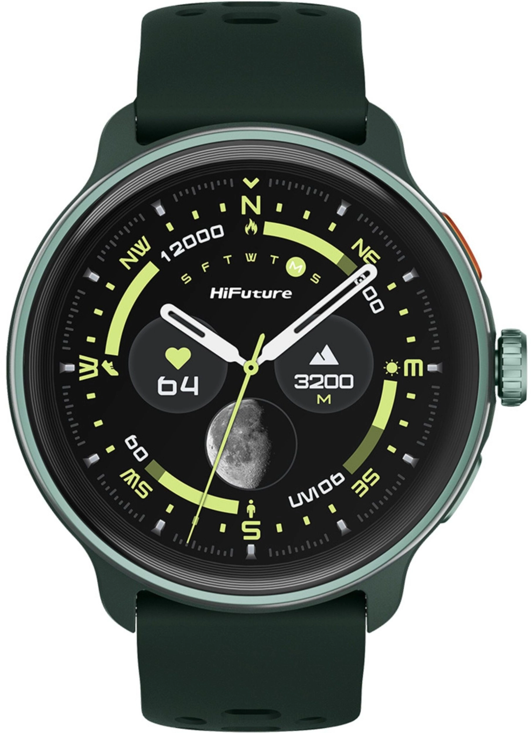 HiFuture HIFUTURE VELA DARK GREEN pulkstenis - SKATĪTIES