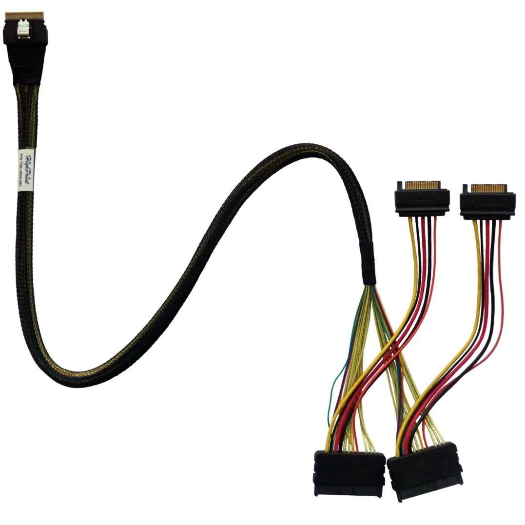 HighPoint SFF-8654  U.2-SFF-8639-NVMe cable TS8i-8639-060