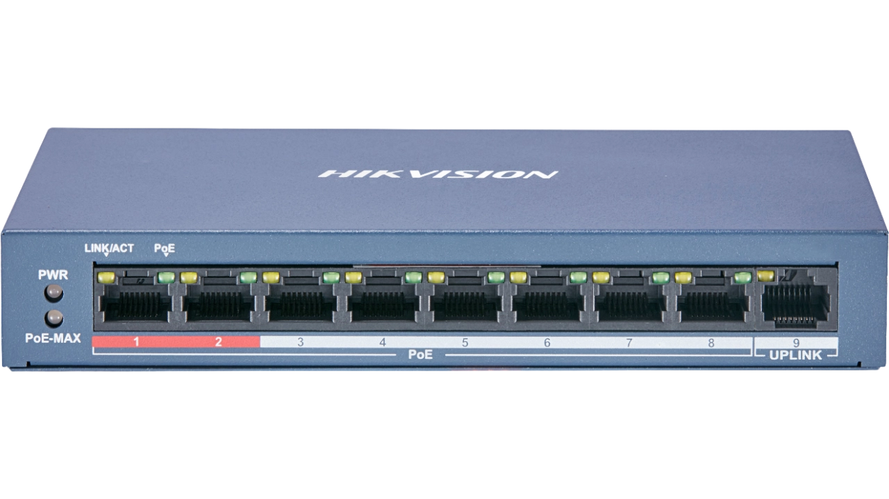 Hikvision DS-3E0109P-E/M(B) network switch Unmanaged L2