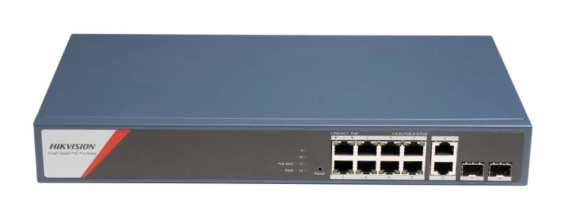 Hikvision DS-3E1512HP-SI-8P2T2F network switch Managed Gigabit