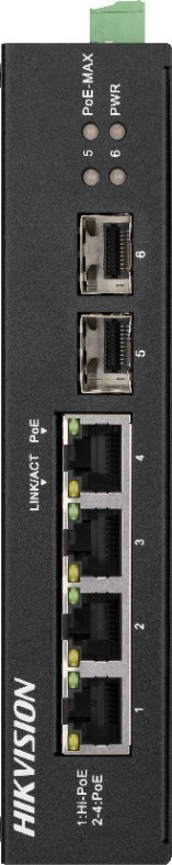 Hikvision Digital Technology DS-3T0506HP-E/HS  Unmanaged  Gigabit