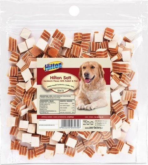 HILTON Sandwich pieces with rabbit and