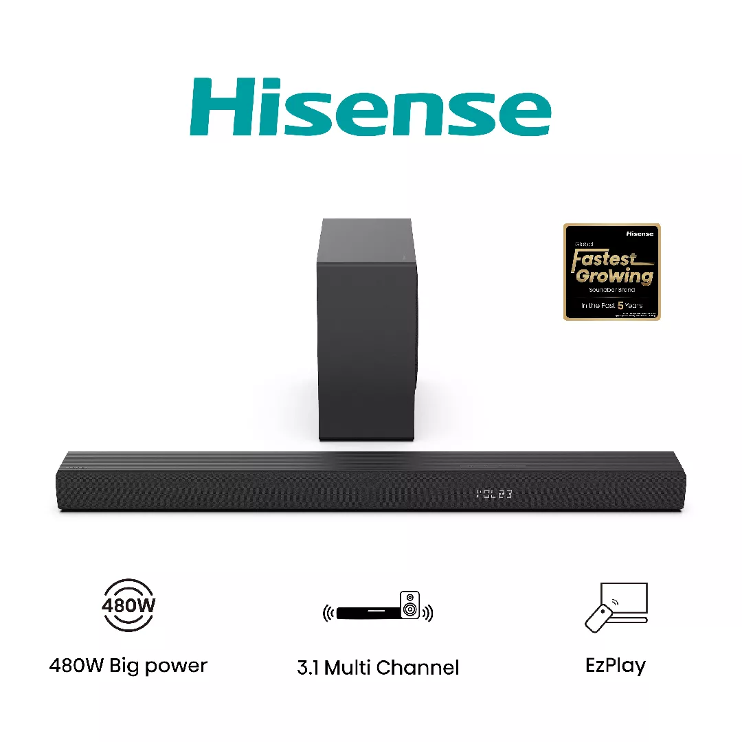 Hisense HS3100 soundbar speaker Black 3