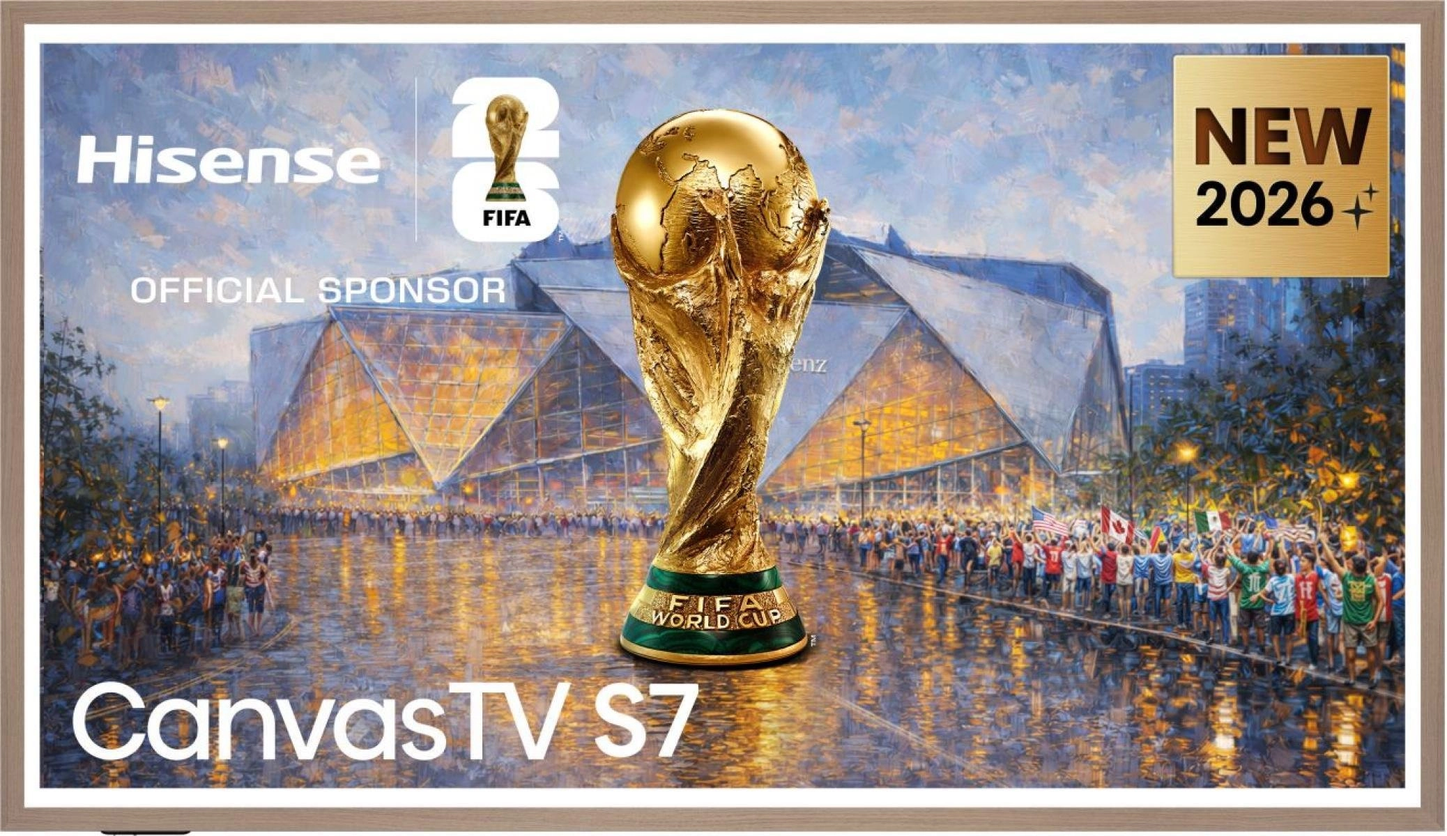 Hisense 65S7DS 165,1 cm (65") 4K Ultra HD Viedtelevizors Wi-Fi Melns
