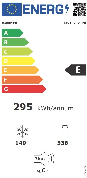 Šaldytuvas Hisense RF5S454GMFE RF5S454GMFE 6921727089274