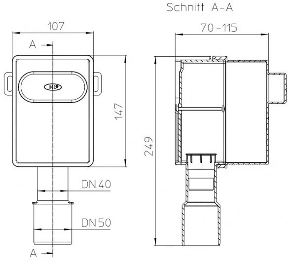Hl Hutterer Lechner Siphon HL4000 body