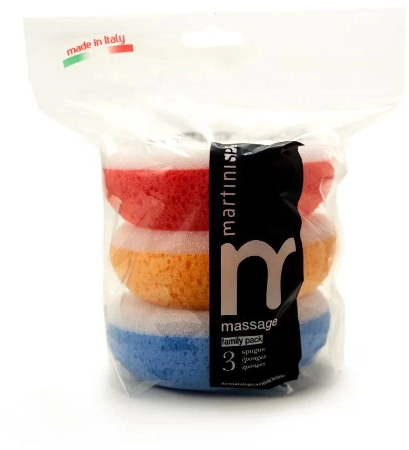 Massage sponges 3gb. Colour 041129 8004925011297