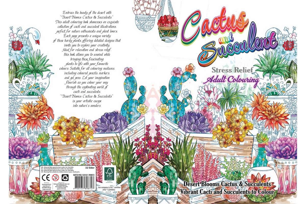 Hobby2You - Malebog A4 Cactus  Succulent