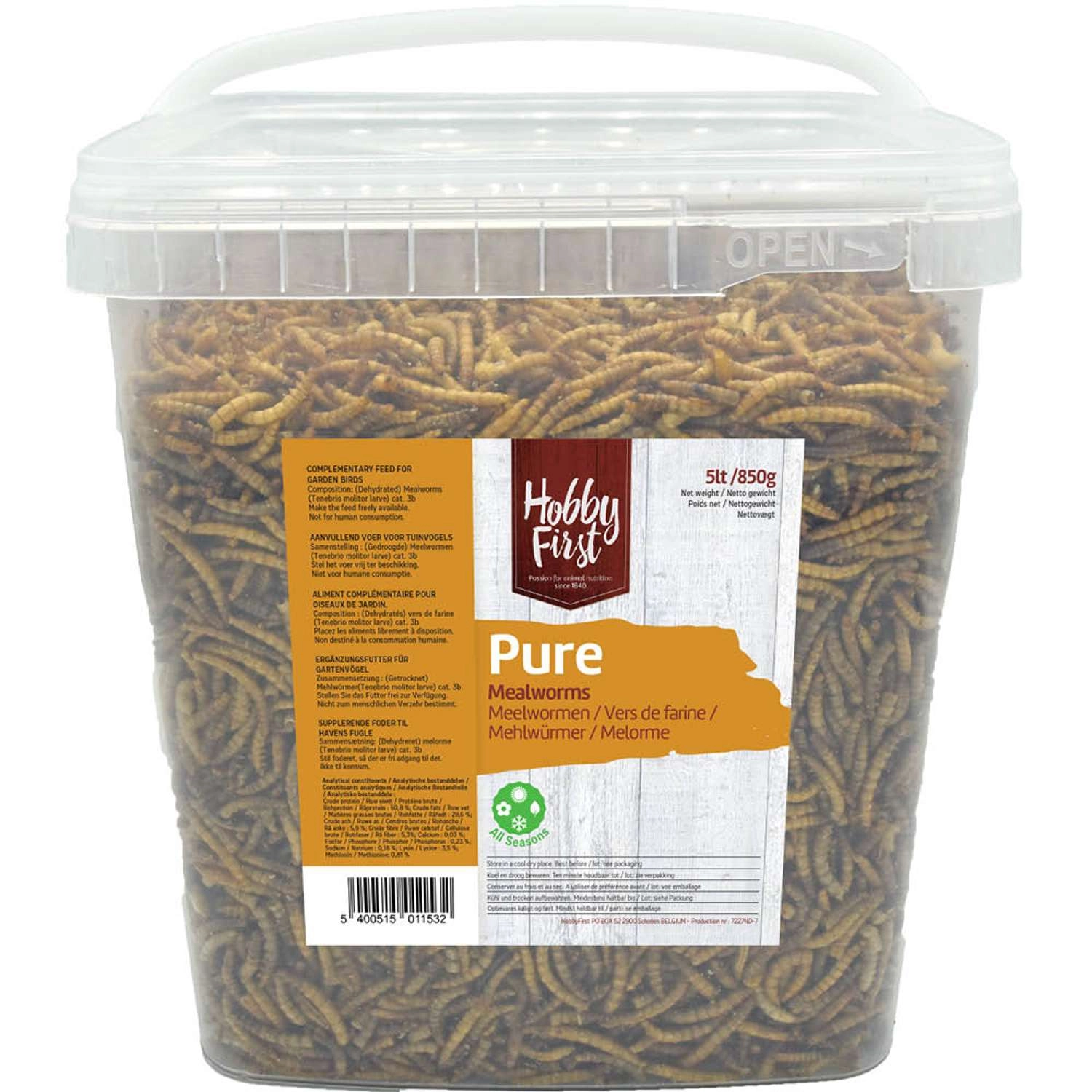 Hobby First - Pure Mealworms -