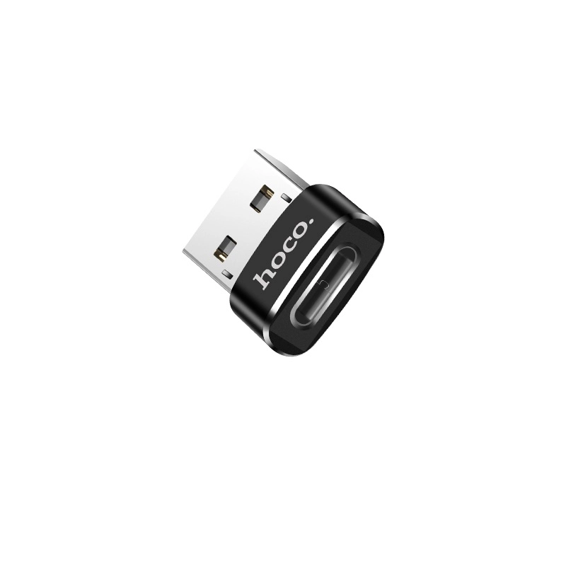 Hoco UA6 USB-A/Type-C Black 6957531064138 AKS_UA6