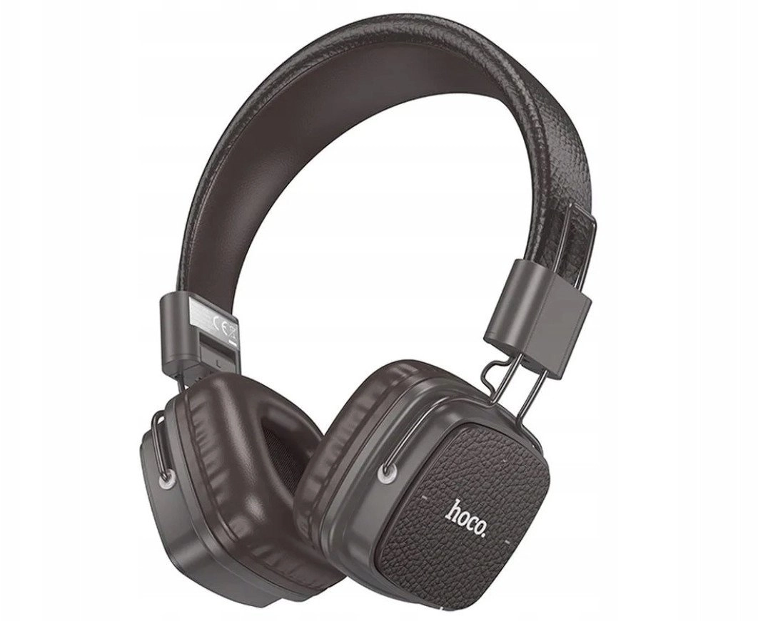 HOCO bezvadu bluetooth austiņas W56 brūnas