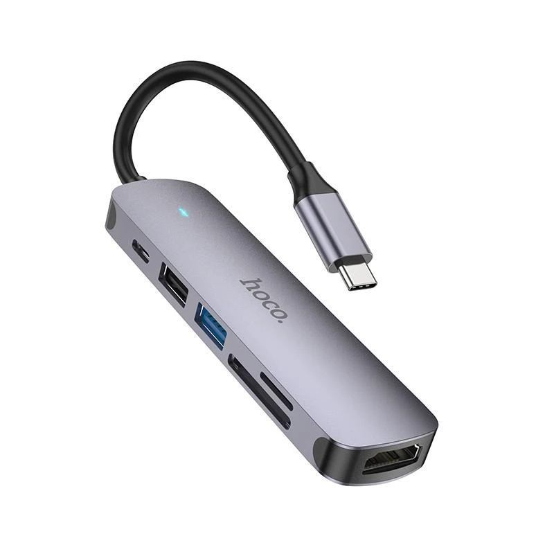 Adapteris Hoco HB28 Type-C Multi-Function Converter