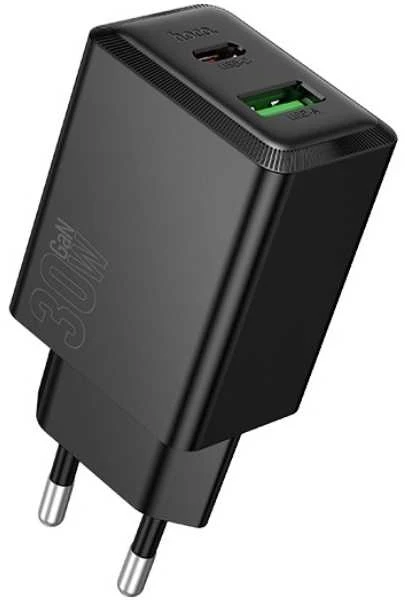Charger Hoco N71 30W GaN USB-C/USB-A