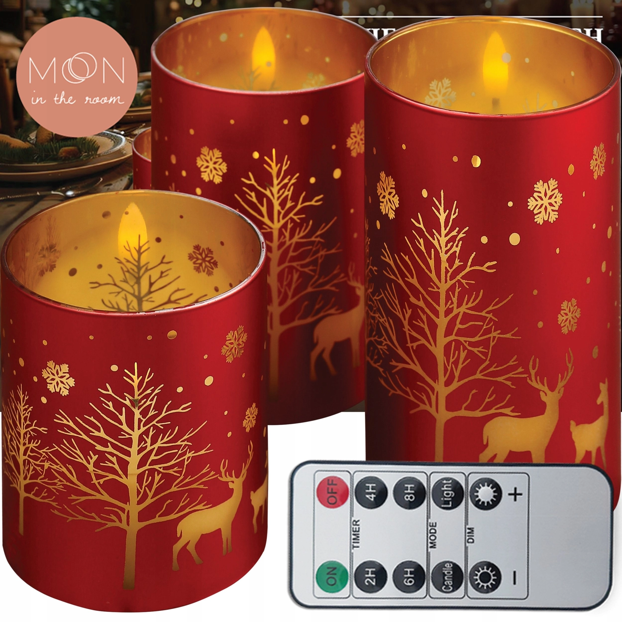Home Styling Collection Decorative candles Christmas