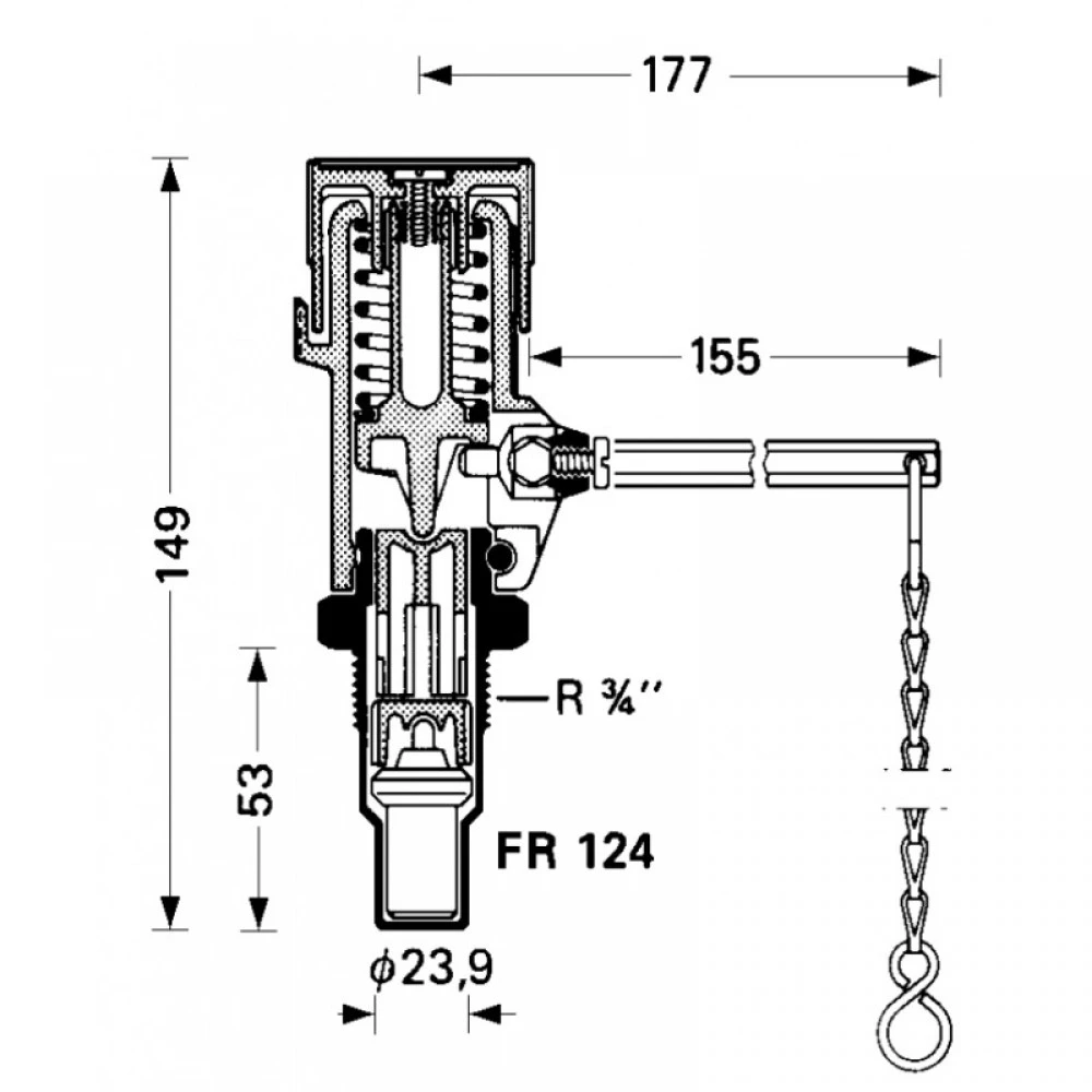 Thrust regulator TRV Honeywell FR 124-3/4AM