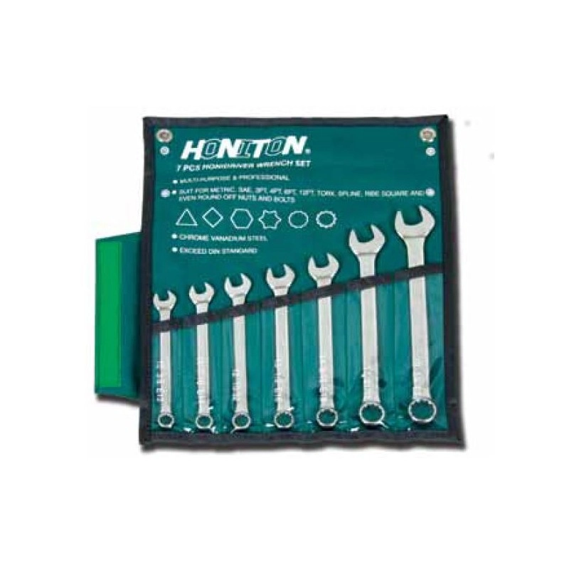 Honiton Combination wrench set 10-19mm 7