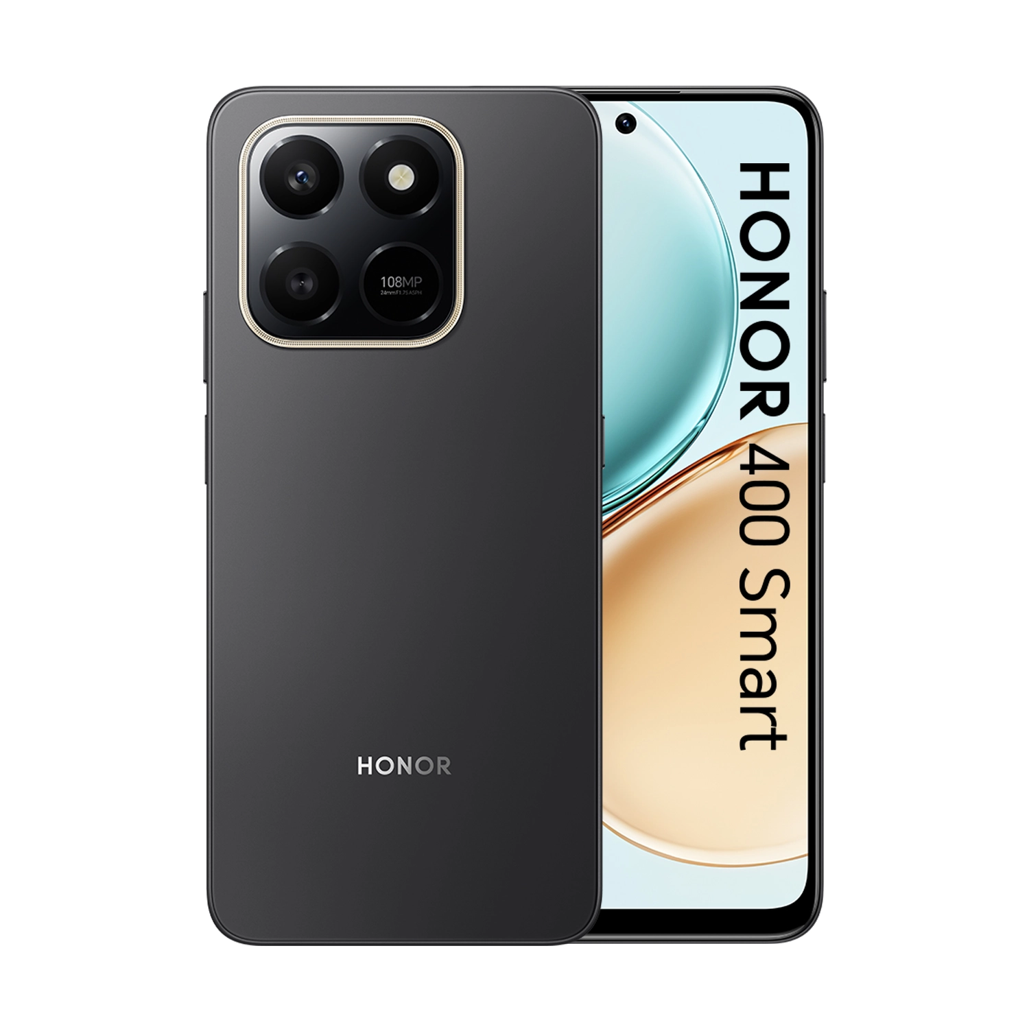 Honor 400 SMART 17,2 cm (6.77") MagicOS 9.0 6 GB 128 GB 6500 mAh Melns