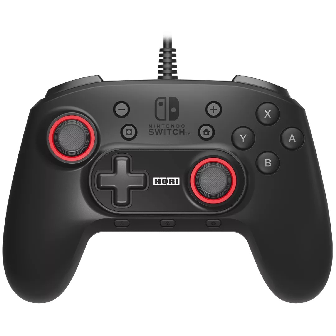 Hori HORIPAD Melns USB Spēļu paliktnis Analogā / digitālā Nintendo Switch