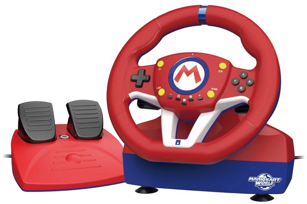 HORI — Mario Kart Racing Wheel Pro MINI — sarkans — 2. slēdzis