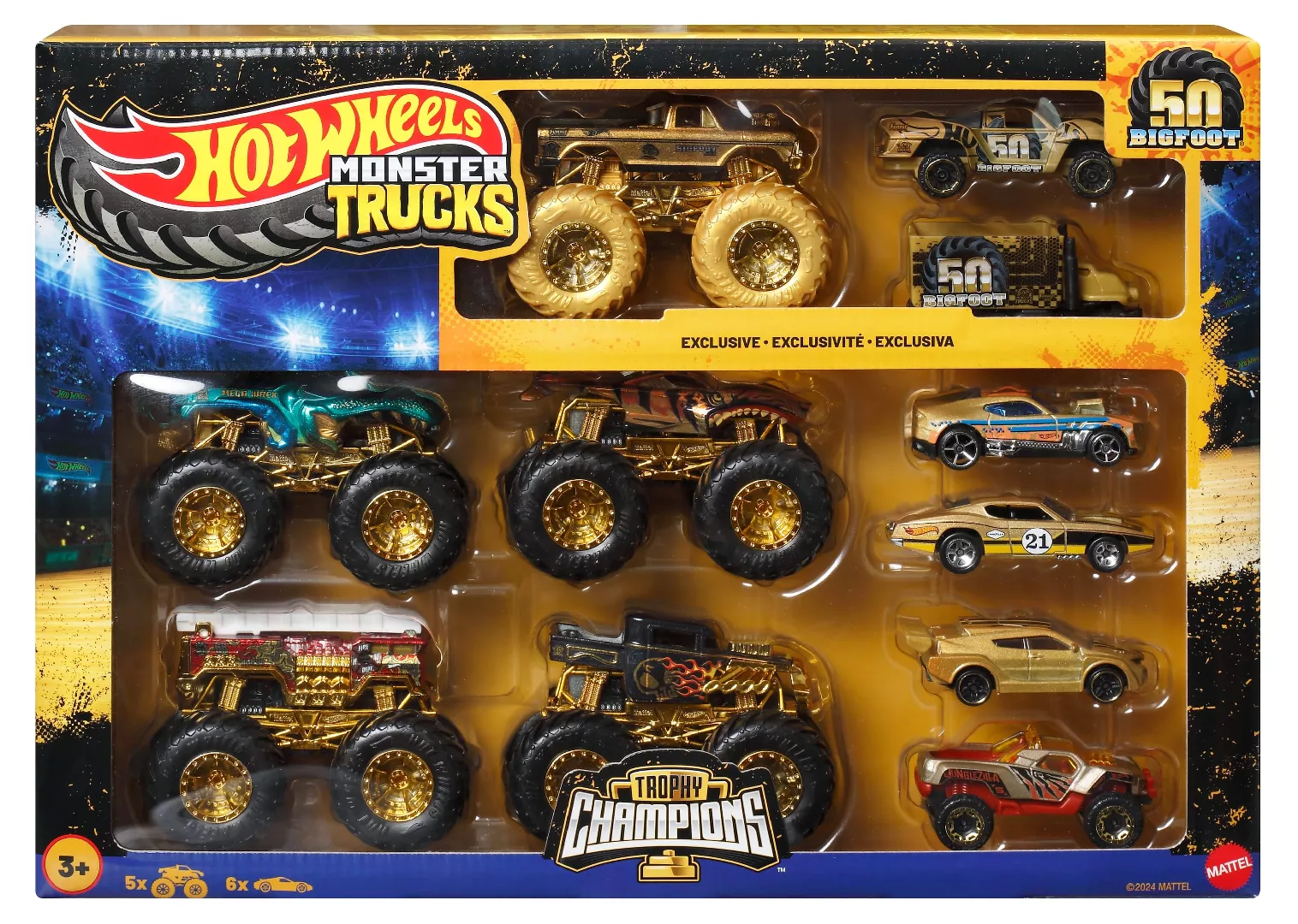 Hot Wheels Monster Trucks Trophy Champions