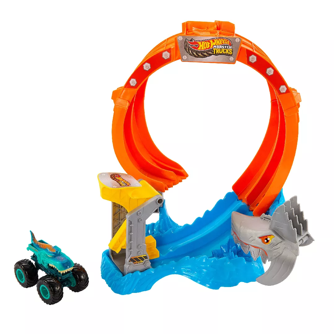 Hot Wheels Monster Trucks Corkscrew Shark