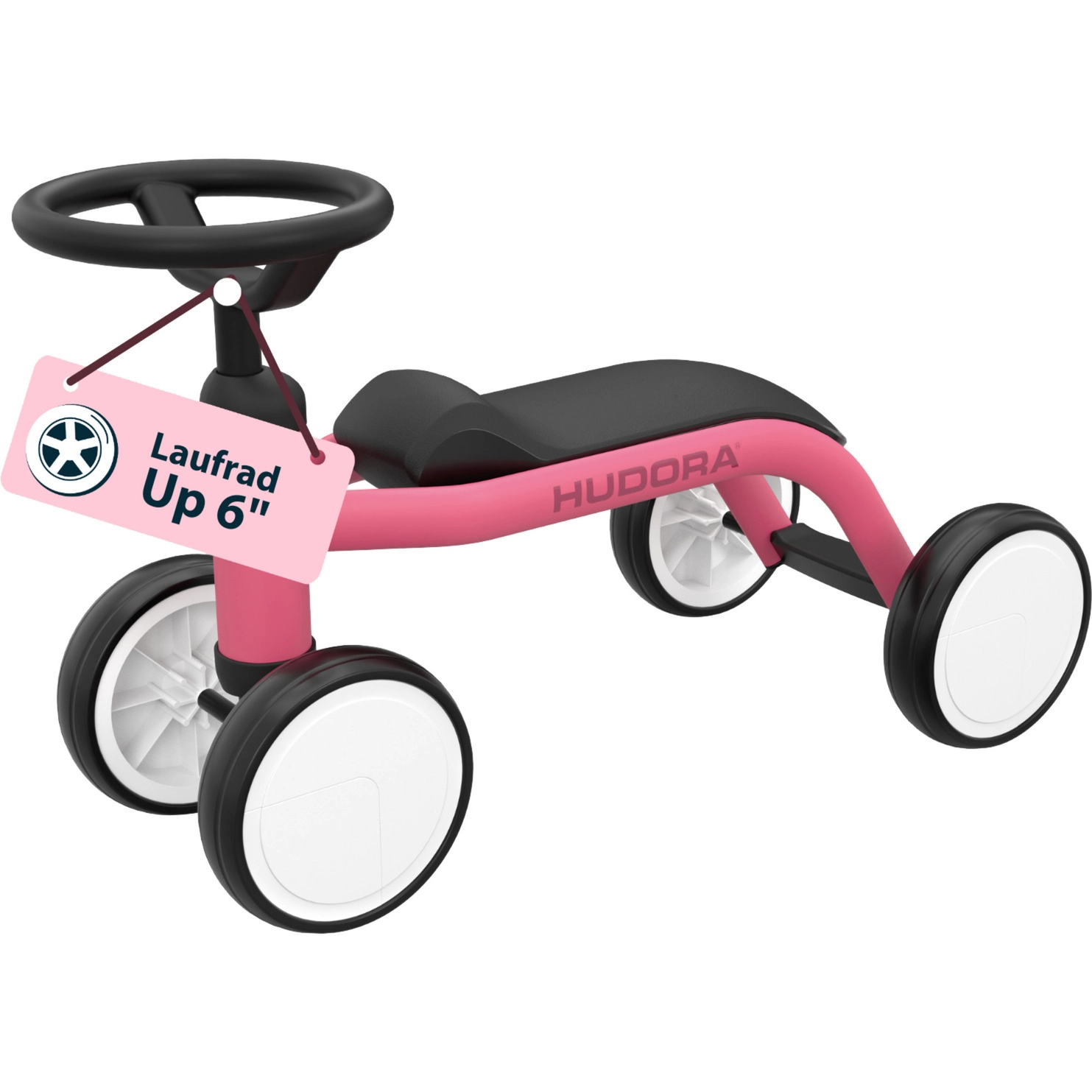 HUDORA balance bike Up 6" pink