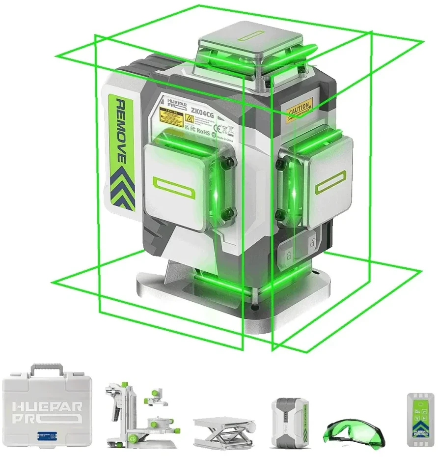 HUEPAR ZK04CG Professional 4D Laser Level