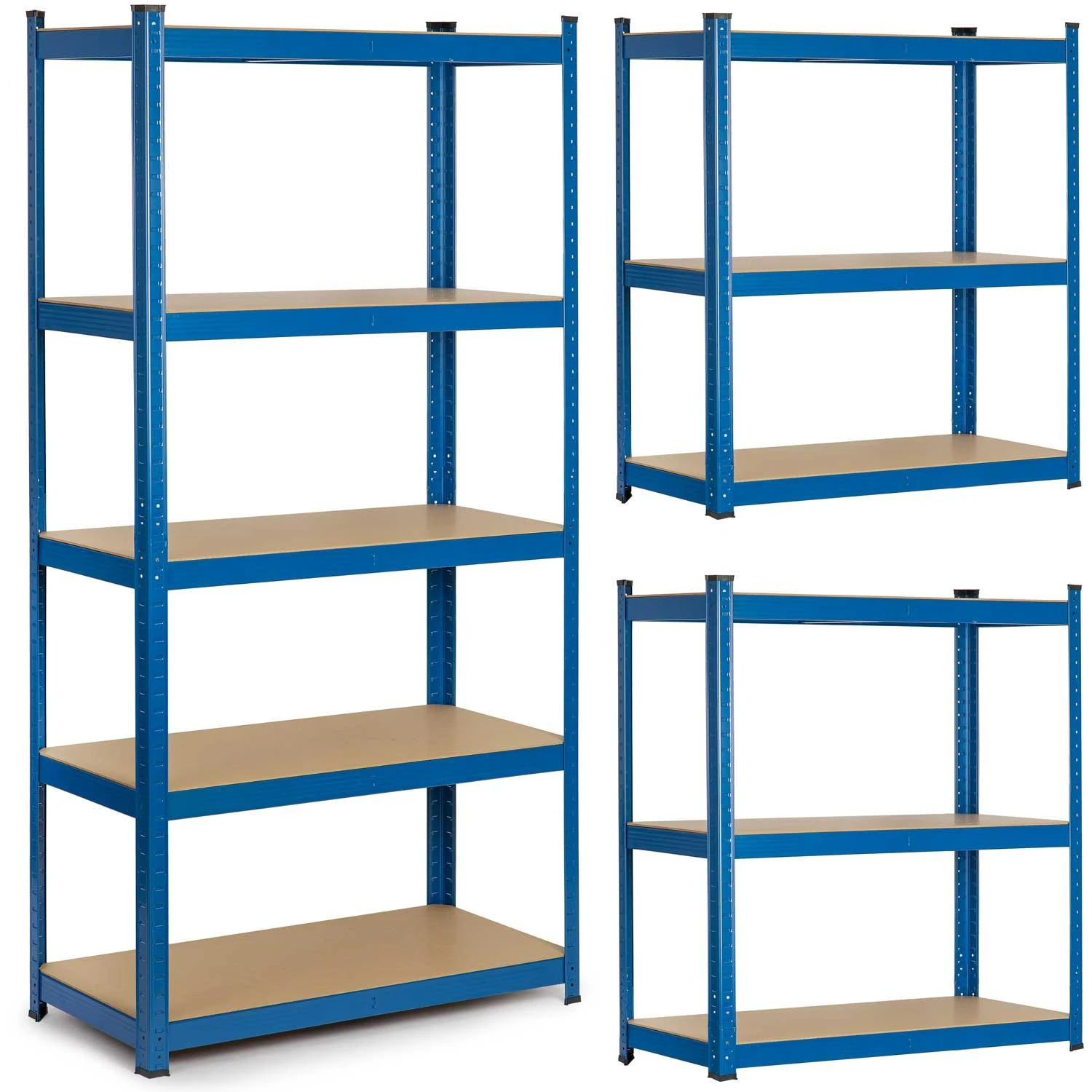 Humberg Regał metalowy magazynowy 180x90x40cm (4848)