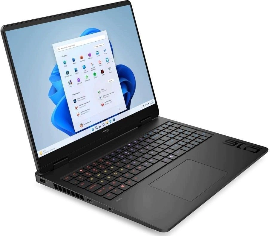 HP HyperX OMEN 16 inch Gaming Laptop PC 16-am2021nwx Intel Core Ultra 7 255HX 40,6 cm (16") 2.5K 16 GB DDR5-SDRAM NVIDIA GeForce RTX 5060 Wi-Fi 7 (802.11be) Windows 11 Home AI PC Czarny
