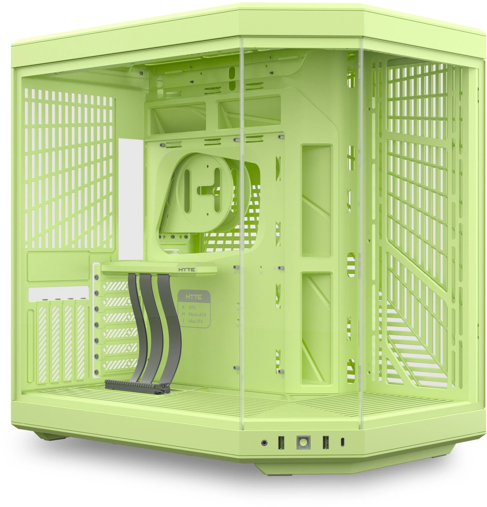 HYTE Y70 (light green  tempered glass)