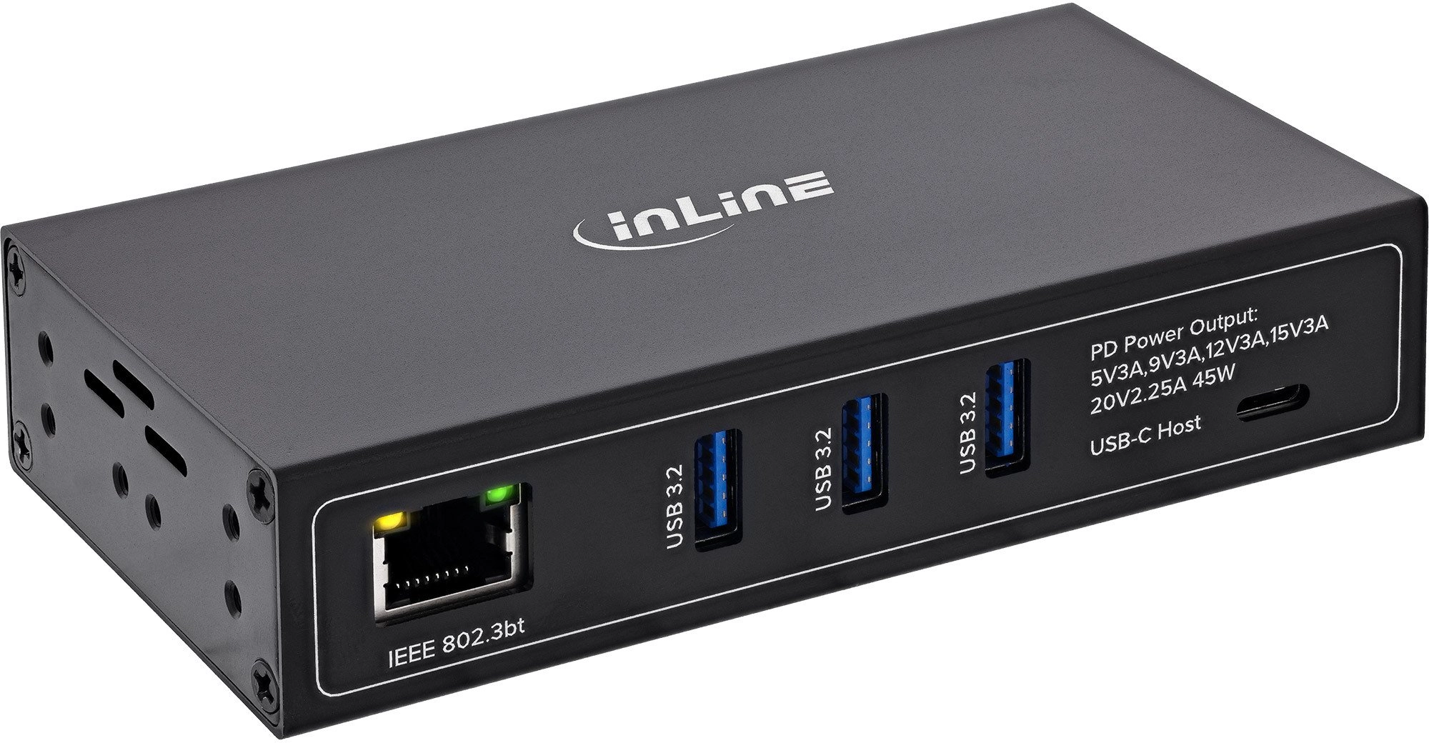I-TEC InLine® Industrial 4-Port USB PoE