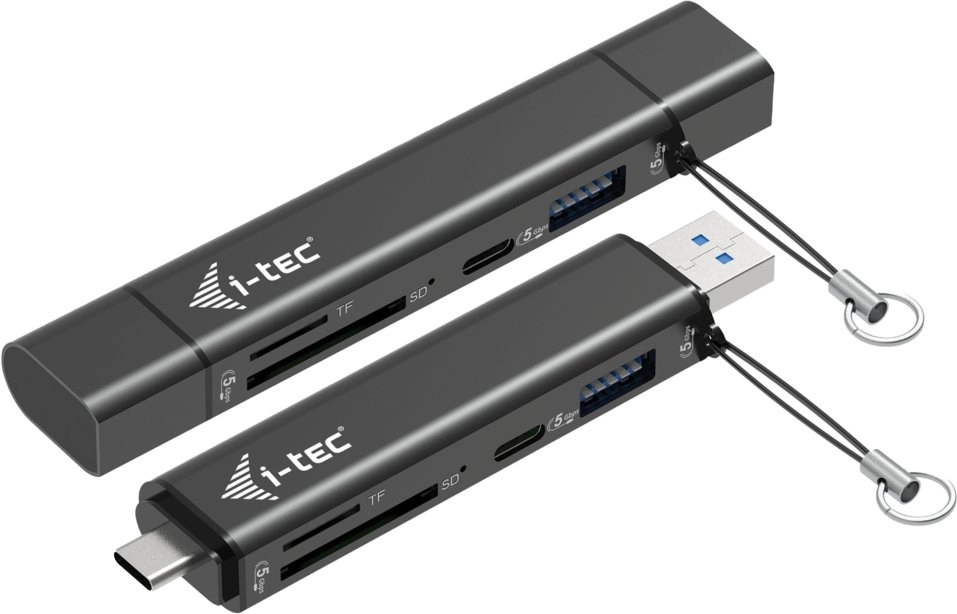 I-tec USB-C/USB-A Dongle SD TF and