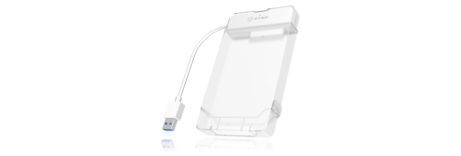 ICY BOX IB-AC703-U3 HDD/SSD enclosure White