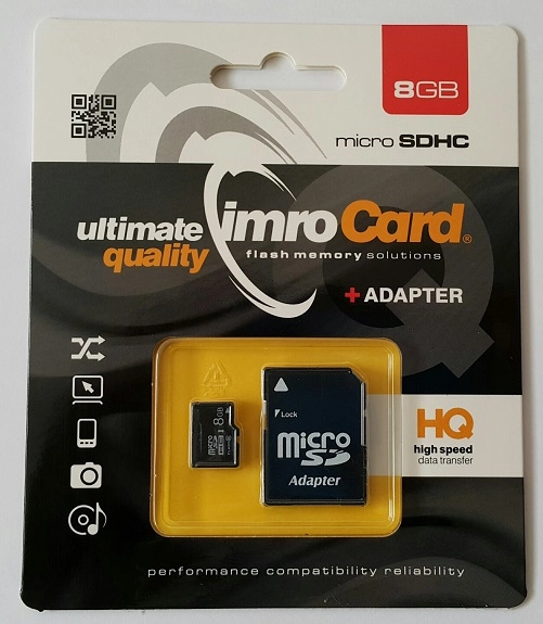 IMRO 4/8G ADP memory card 8