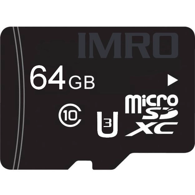IMRO MICROSD10/64GB UHS-3 ADP memory card