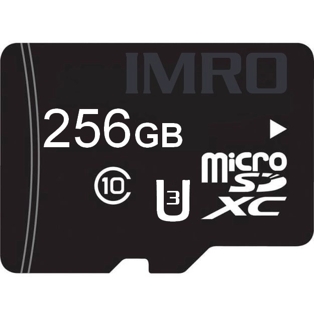 IMRO MICROSDXC 10/256GB UHS-3 ADP memory