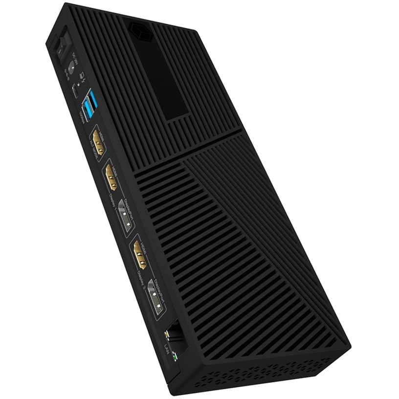 Dockingstation IcyBox Hybrid mit dreifacher Videoausgabe