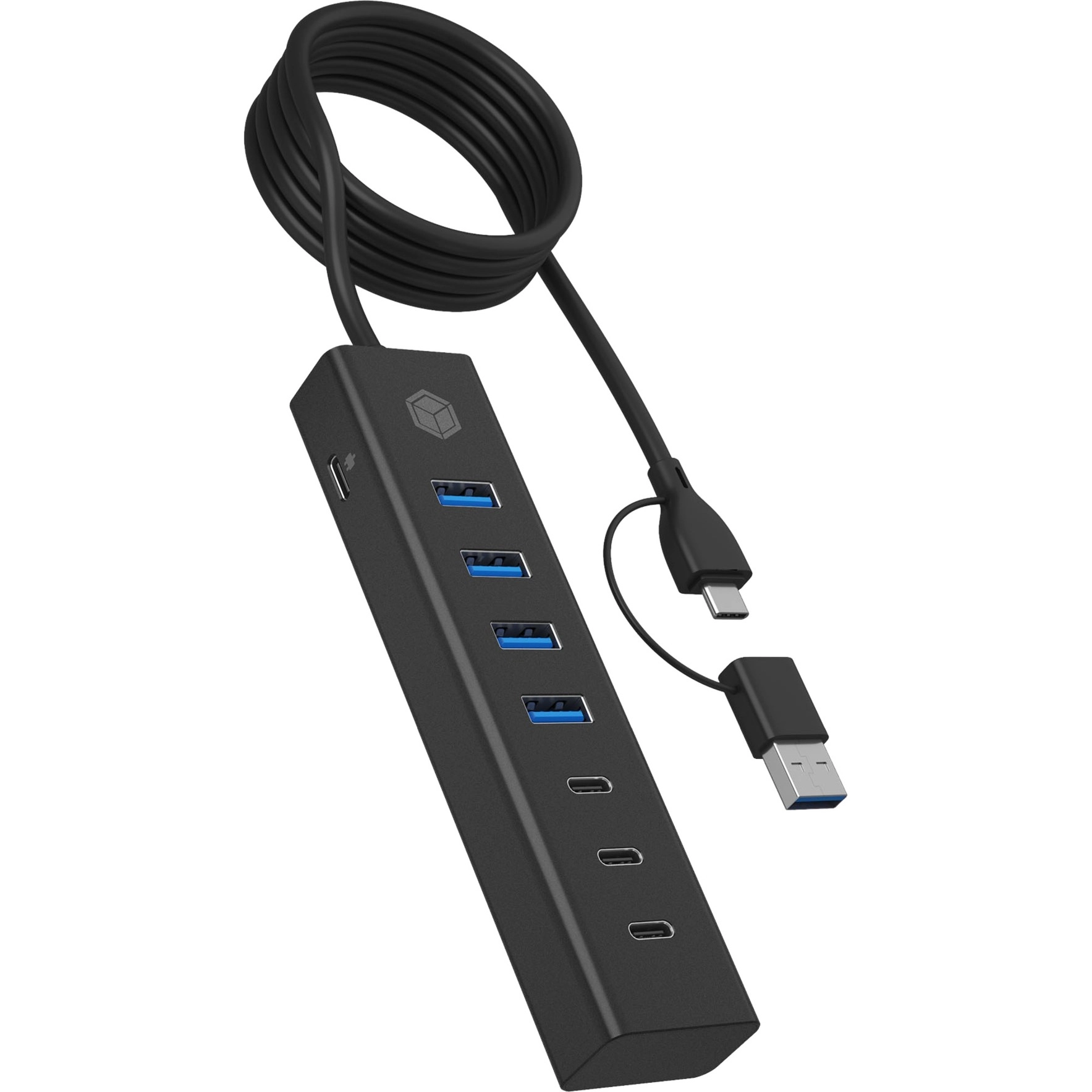 Icy Box Hub IB-HUB1737-C3 7-Port USB