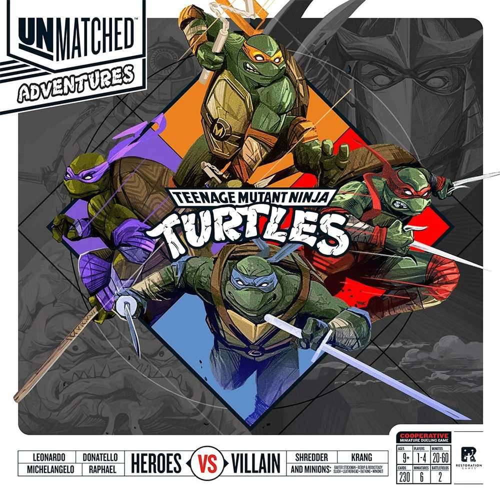 Iello Unmatched Adventures: Teenage Mutant Ninja