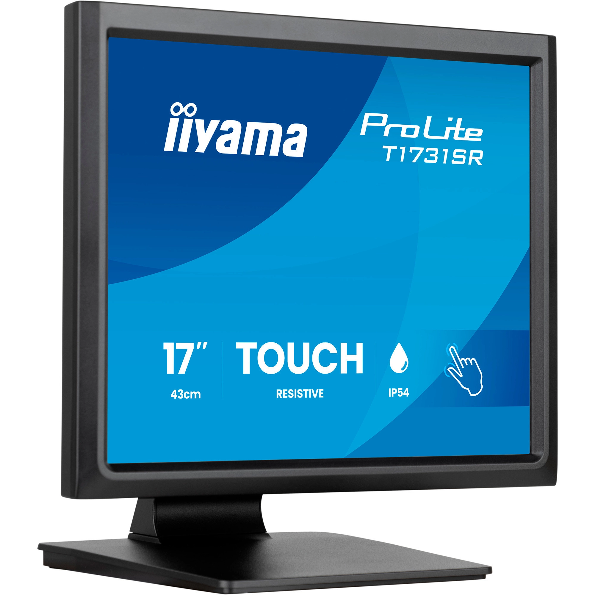 iiyama ProLite T1731SR-B2S monitori 43,2 cm (17") 1280 x 1024 pikseļi Skārienjūtīgais ekrāns