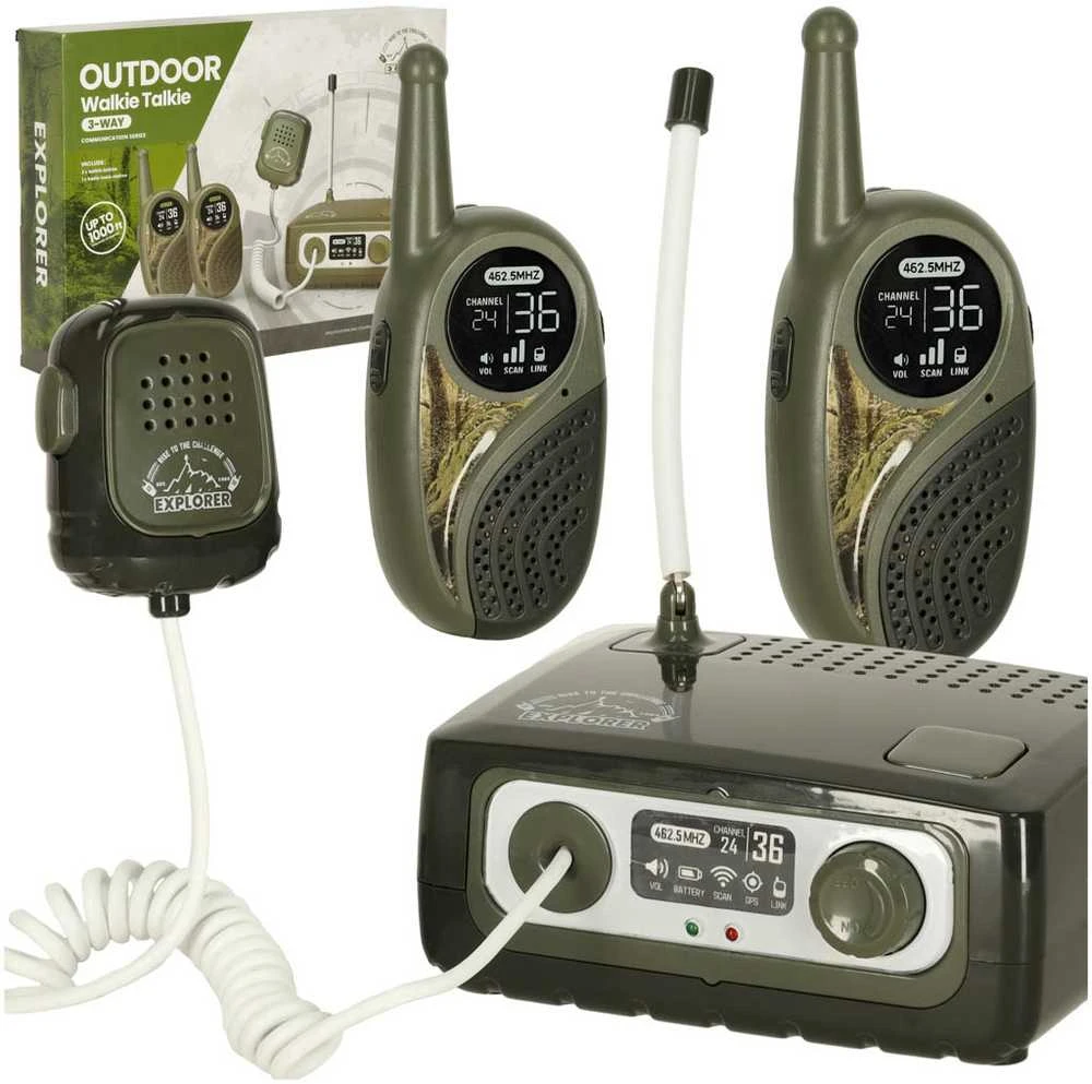 Vaikams skirtas Walkie Talkie radijo imtuvų