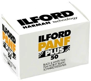 Ilford film Pan F Plus 50/36
